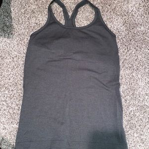 army green lululemon tank top
